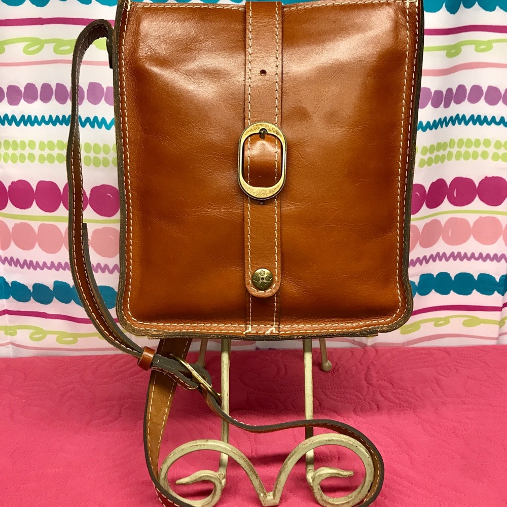 PATRICIA NASH VENEZIA LEATHER CROSSBODY BAG